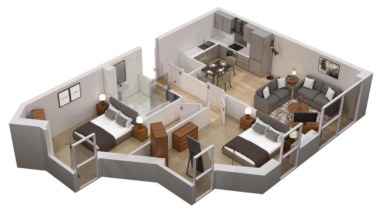 Southbank Leeds Apartment. New! With Free Parking 外观 照片